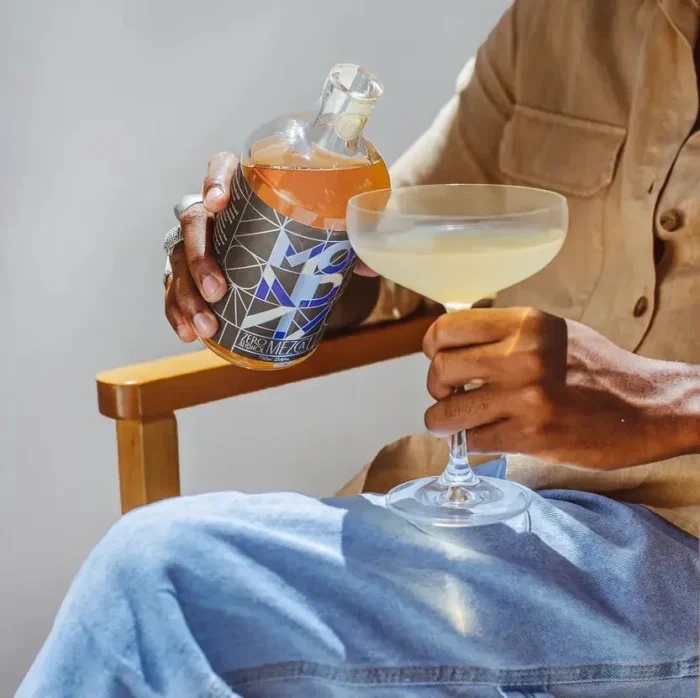Relaxing with Monday tequila and a classic cocktail.
