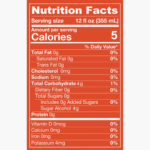 Mushroom Sparkling Water – Energy Orange Cream