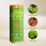 New Brew Mango Euphoric Seltzer kratom drink