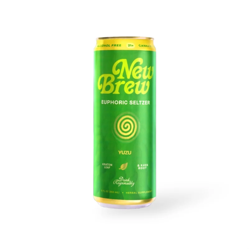 new brew Yuzu euphoric seltzer