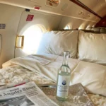 Enjoy the Ophora Water 750ml in airplane