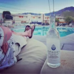 Sip Ophora Water 750ml at beach