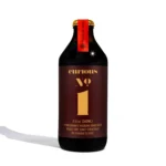 Curious Elixirs No. 1 bottle featuring pomegranate Negroni Sbagliato, a booze-free craft cocktail.