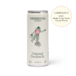 Treehouse Naturals Original Pecanmilk can with minimalist design and Garden & Gun 2023 Award badge.