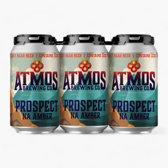 Triple the flavor! Prospect NA Amber - your ultimate non-alcoholic craft beer experience!