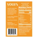 Back label of non-alcoholic wine displaying nutrition facts, ingredients, and product details.