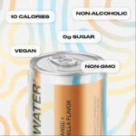 Orange + Vanilla Sparkling Kava Water
